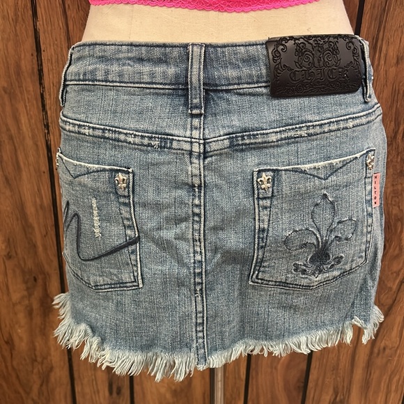 Vintage Light wash denim mini skirt women’s size 9 - Picture 6 of 8
